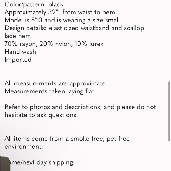 Nanette Nanette Lepore black shimmer pleated knit midi skirt size L - Picture 9 of 9